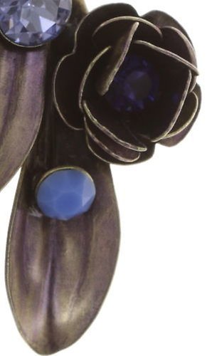 image for Earring Stud Dangling In Honor of the Rose Blue  