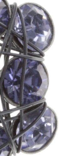 Kép Earring stud Bended Lights Lila  