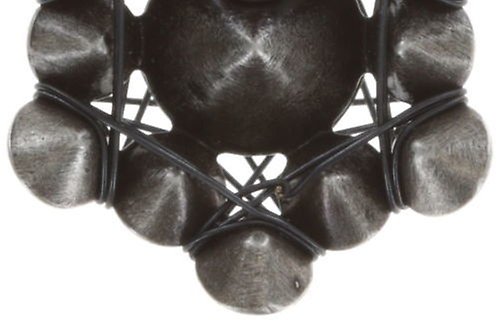 Kép Earring stud Bended Lights Lila  