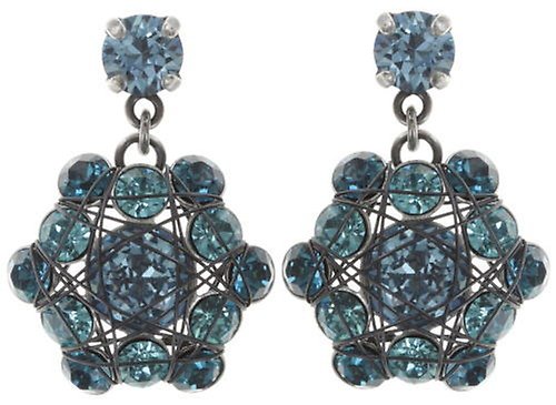 image pour Clou d'oreille pendant Bended Lights blue/turquoise  