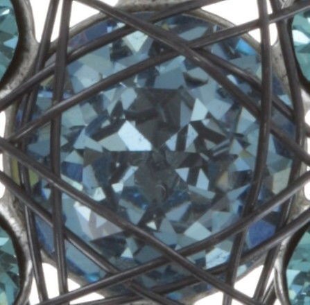 image pour Clou d'oreille pendant Bended Lights blue/turquoise  