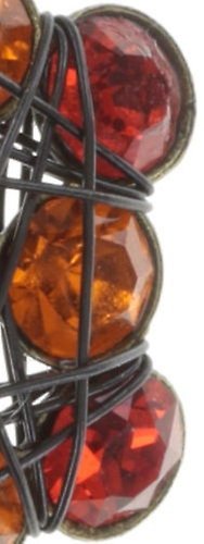 image pour Collier pendant Bended Lights orange  