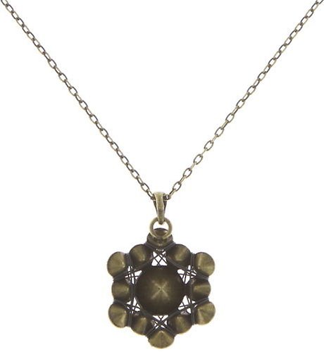 image pour Collier pendant Bended Lights orange  