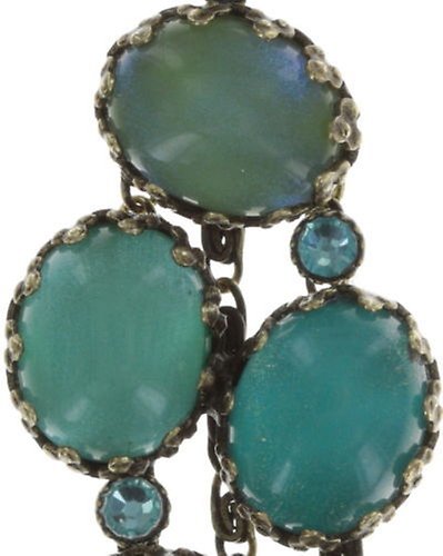 image for Earring Stud Dangling Melody Drops Green  