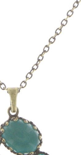 image for Necklace Pendant Melody Drops Green  
