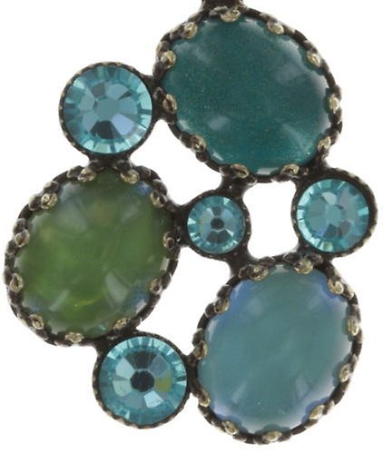 image for Necklace Pendant Melody Drops Green  