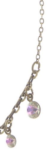 image for Necklace Dangling Tutui White / Light Rose  