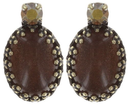 image for Earring stud Orchid Hybrid Orange  