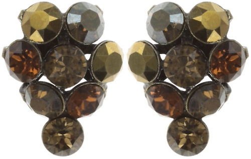 image pour Clou d'oreille Magic Fireball Noir / Marron Foncé  small