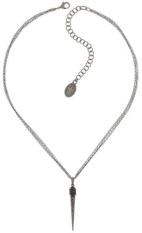 image pour Collier pendant Art Deco Oriental Noir  