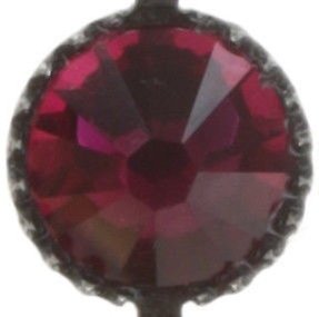 image pour Clou d'oreille pendant Dangling Navette Rouge  