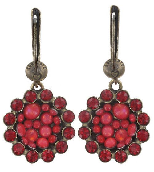 image for Earring Dangling Bubbling Red / Orange  extra small