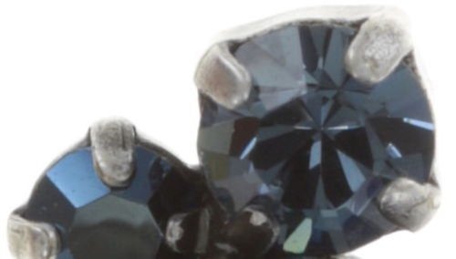 image for Earring Stud Stone Rhythm Blue  