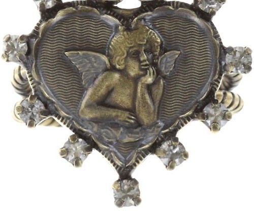 image for Ring Angel's Heart White  