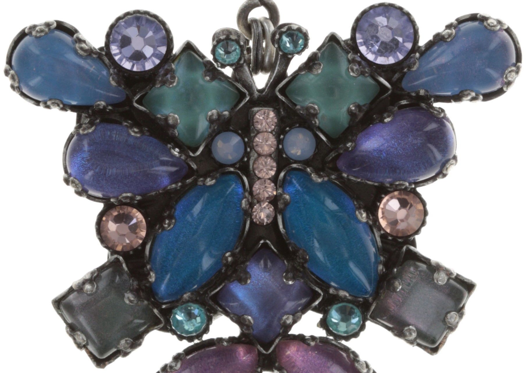 image for Earring stud dangling Fly Butterfly Multi  medium