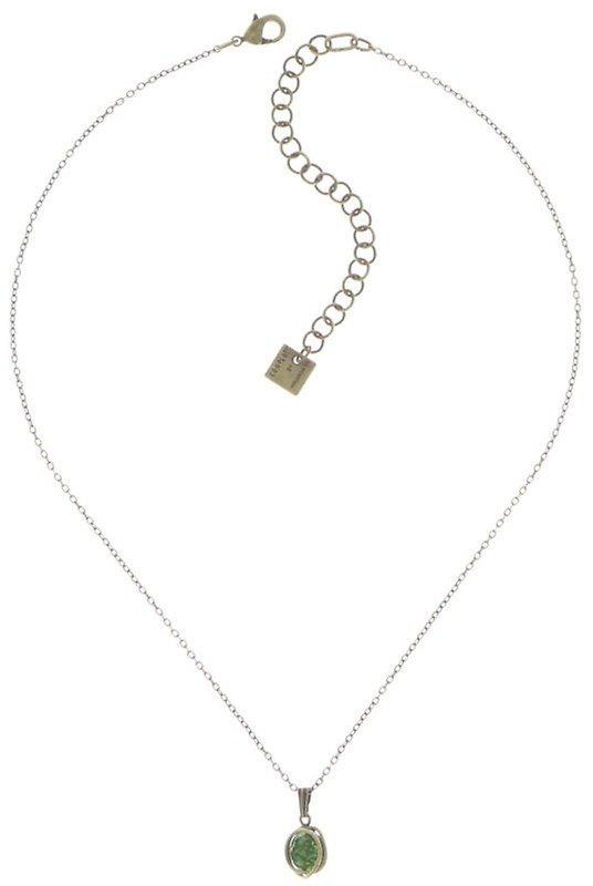 Bild für Halskette mit Anh&auml;nger Sparkle Twist Grün Farn grün 