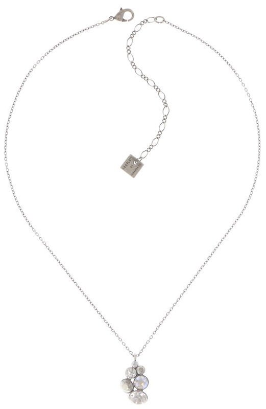 image pour Collier pendant Petit Glamour Blanc Glacé  