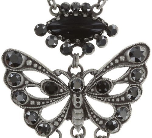 image for Necklace Fly Butterfly Black  