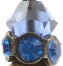 image for Earring Dangling Aladdin Blue  