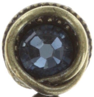 Bild für Ohrstecker baumelnd Twisted Ice Blau  klein