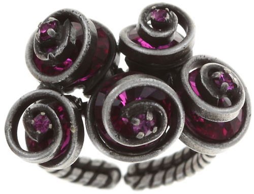 image pour Anneau Classic Twist Rose Foncé fuchsia 