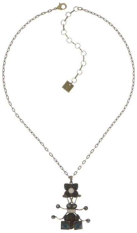 image for Necklace Pendant Bug Me Now Black / Brown  