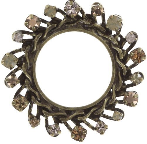 image pour Clou d'oreille pendant Stone Rhythm Beige  