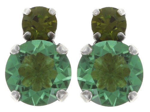 image for Earring stud To Katharine With Love II Green  SS 45, SS 24