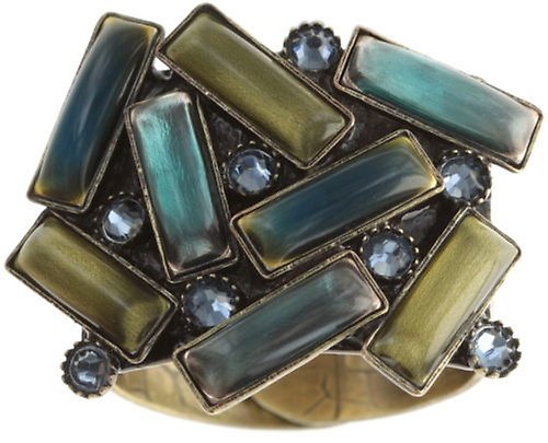 image for Ring Small Tones Beating Blue / Green  small