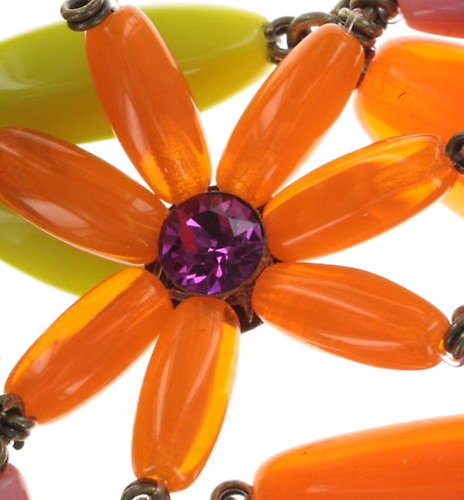 image pour Collier Collier Daisy Riot Orange / Jaune  