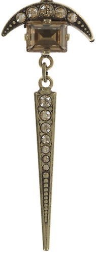 image for Necklace-Y Art Deco Oriental Beige  