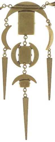 Bild für Halskette Y-Form Art Deco Oriental Beige  