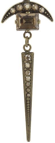 image for Necklace Pendant (Long) Art Deco Oriental Beige  