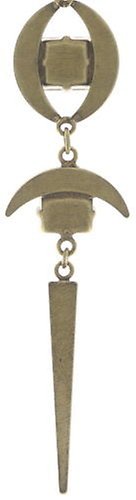 image for Necklace Pendant (Long) Art Deco Oriental Beige  