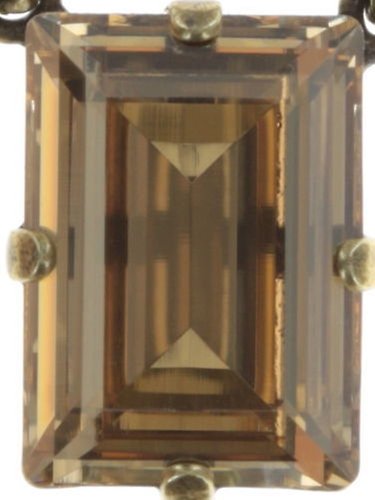 image for Necklace Pendant (Long) Art Deco Oriental Beige  