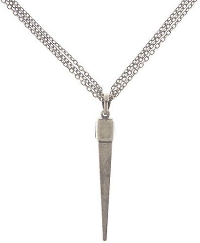 image for Necklace Pendant Art Deco Oriental Black  