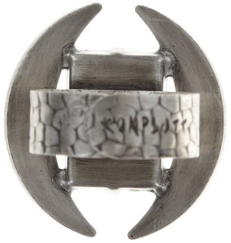 image for Ring Art Deco Oriental White  