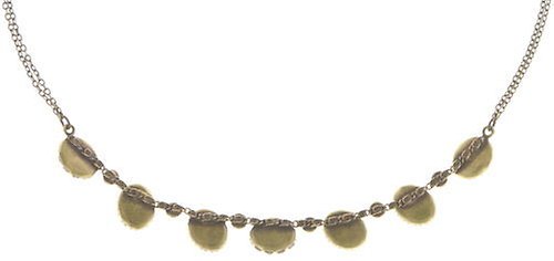 image for Necklace Melody Drops Brown / Green  