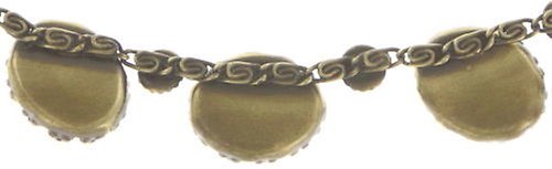 image for Necklace Melody Drops Brown / Green  