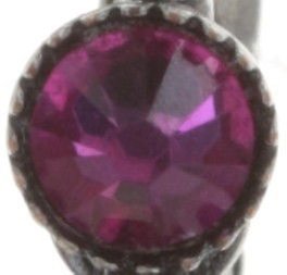 image pour Boucles d'oreilles Eurowire pendantes Melody Drops Rouge / Rose Foncé  