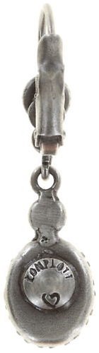 image pour Boucles d'oreilles Eurowire pendantes Melody Drops Rouge / Rose Foncé  