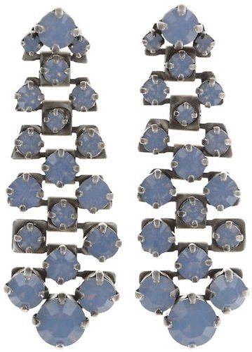 image pour Clou d'oreille pendant Love Me Tender, Love Me Sweet Bleu air blue opal 