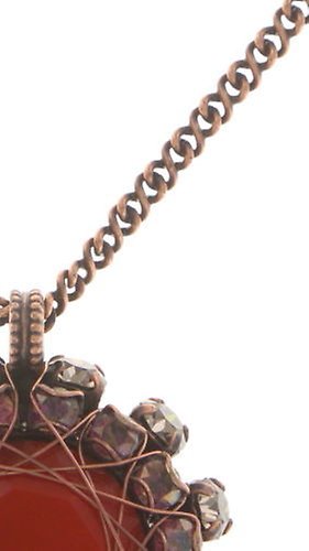 image for Necklace Pendant In Honor of the Rose Red  