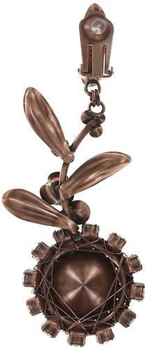 image for Earring Clip Dangling In Honor of the Rose Red  