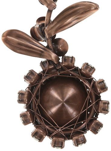 image for Earring Clip Dangling In Honor of the Rose Red  