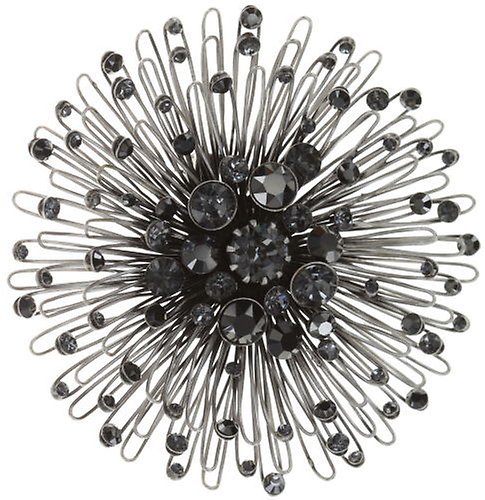 image pour Broche Distel Noir  extra large