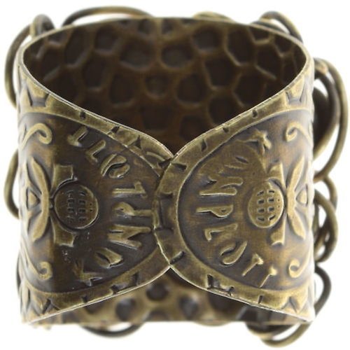 image for Ring Sparkle Twist Pink Peach  