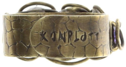 image for Ring Sparkle Twist Blue / Lila crystal heliotrope 