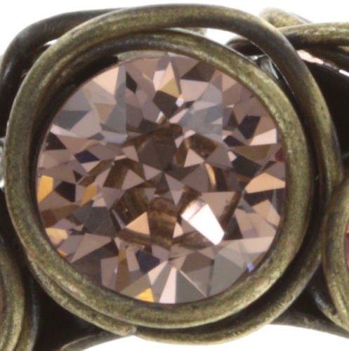 image for Ring Sparkle Twist Pink Peach  