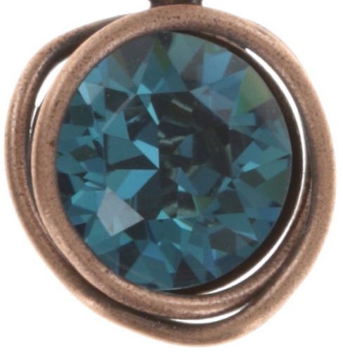 image for Necklace Pendant Sparkle Twist Dark Blue indicolite 